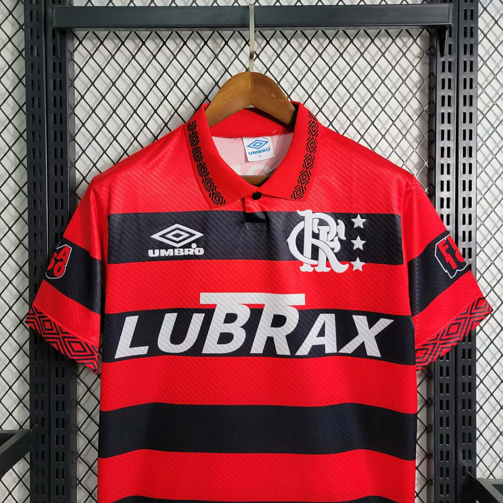 Camisa Flamengo Home 1994/95 - Retrô Umbro Masculino - Vermelho