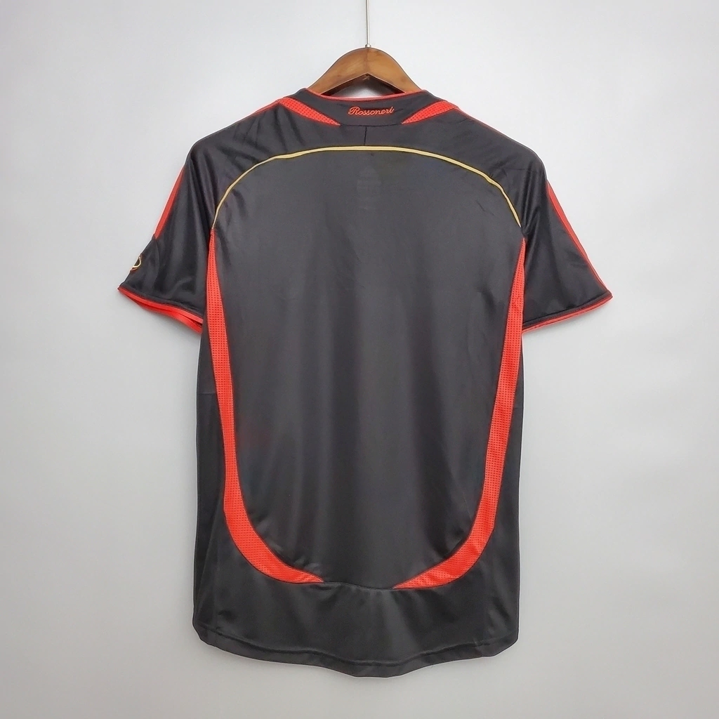 Camisa AC Milan Third 2006/07 - Retrô Adidas Masculino - Preto