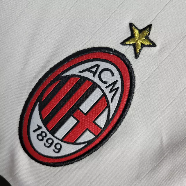 Camisa AC Milan Away 2006/07 - Retrô Adidas Masculino - Branco