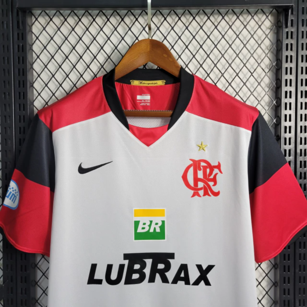 Camisa Flamengo Away 2008/09 - Retrô Nike Masculino - Branco