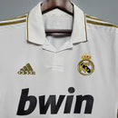 Camisa Real Madrid I 2011/12 Manga Longa - Retrô Adidas