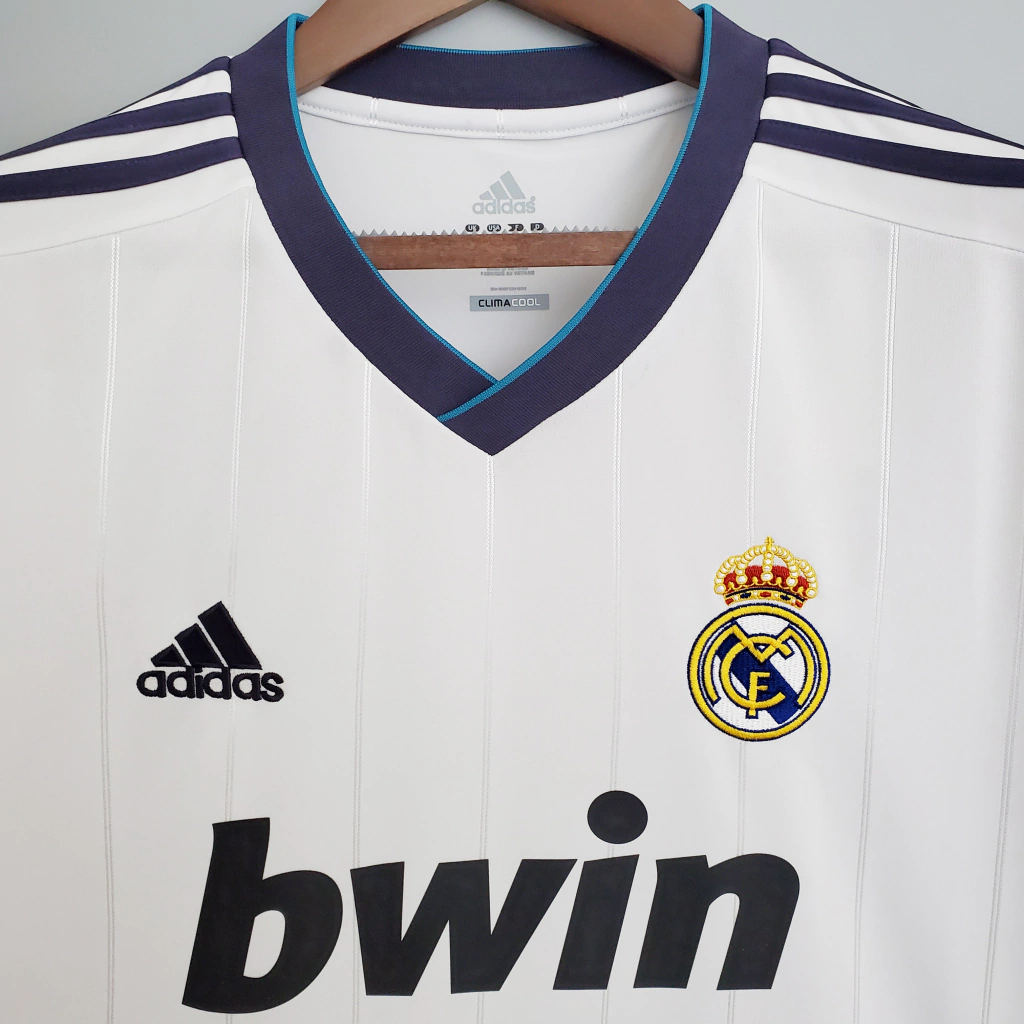 Camisa Real Madrid Home 2012/13 - Retrô Adidas Masculina - Branca
