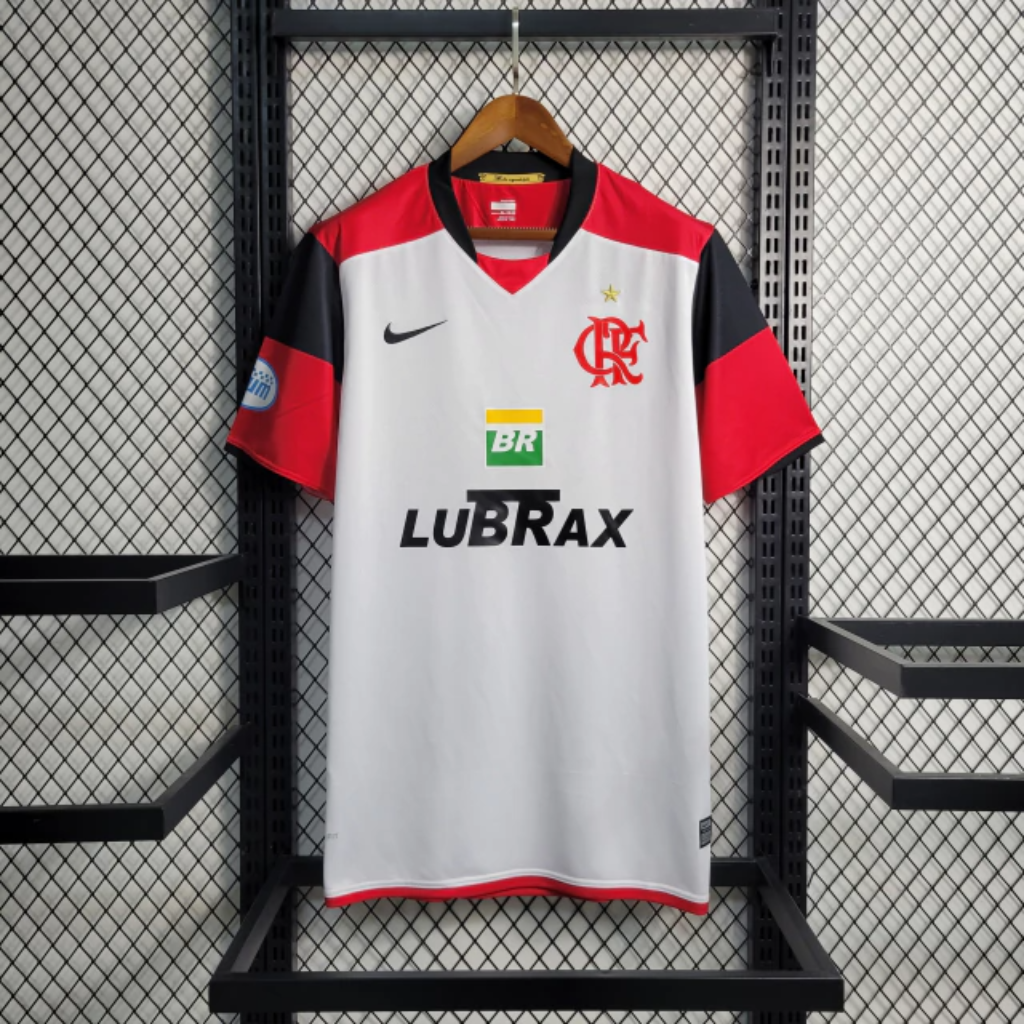 Camisa Flamengo Away 2008/09 - Retrô Nike Masculino - Branco