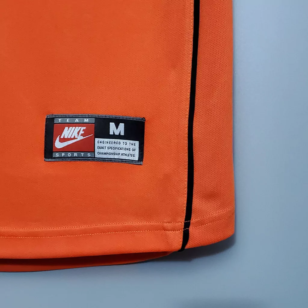 Camisa Holanda Home 1998 - Retrô Nike Masculino - Laranja
