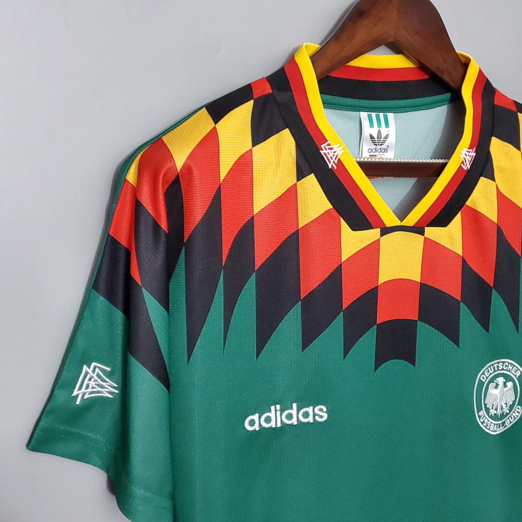 Camisa Alemanha Away 1994 - Retrô Adidas Masculino - Verde