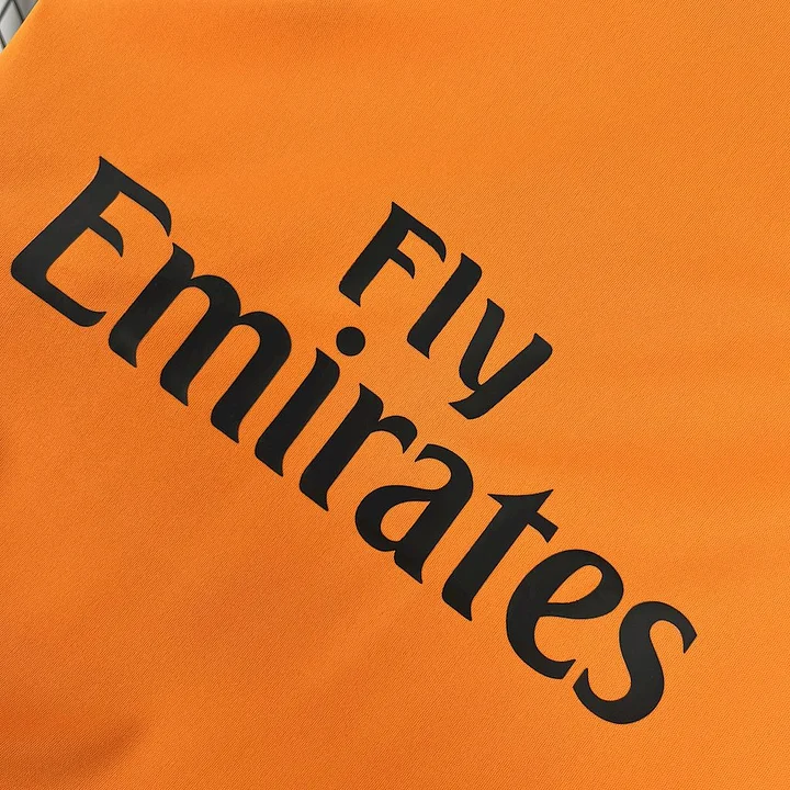 Camisa Real Madrid Third 2013/14 - Retrô Adidas Masculina - Laranja