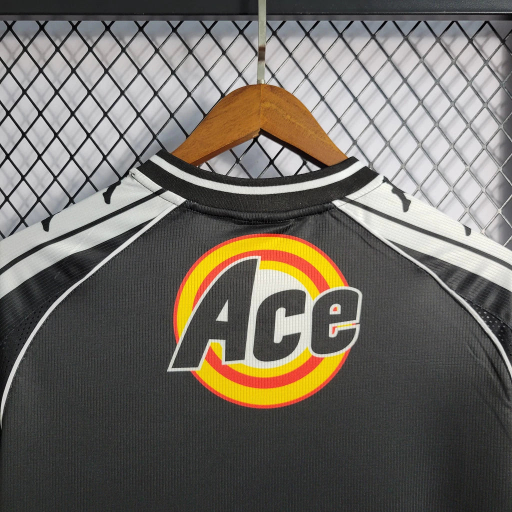 Camisa Vasco Away 1999/00 - Retrô Kappa Masculino - Preto e Branco
