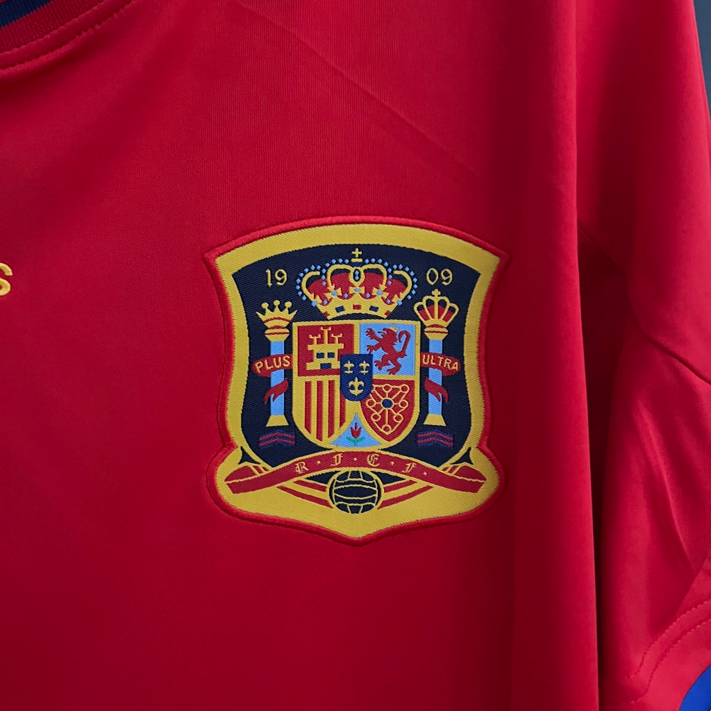 Camisa Espanha Home 2010 - Retrô Adidas Masculino - Vermelho