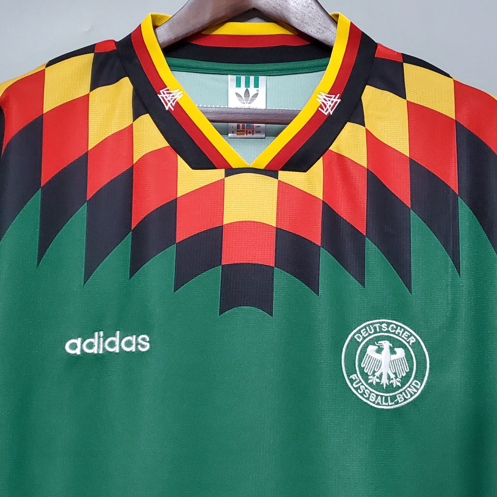Camisa Alemanha Away 1994 - Retrô Adidas Masculino - Verde