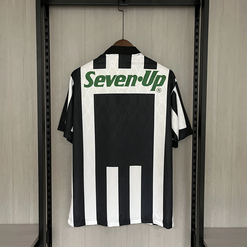 Camisa Botafogo Home 1995/96 - Retrô Finta Masculino - Preto e Branco