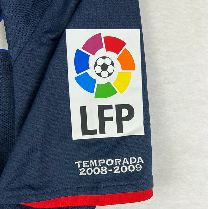 Camisa Atlético de Madrid Away 2008/09 - Retrô Nike Masculino - Azul