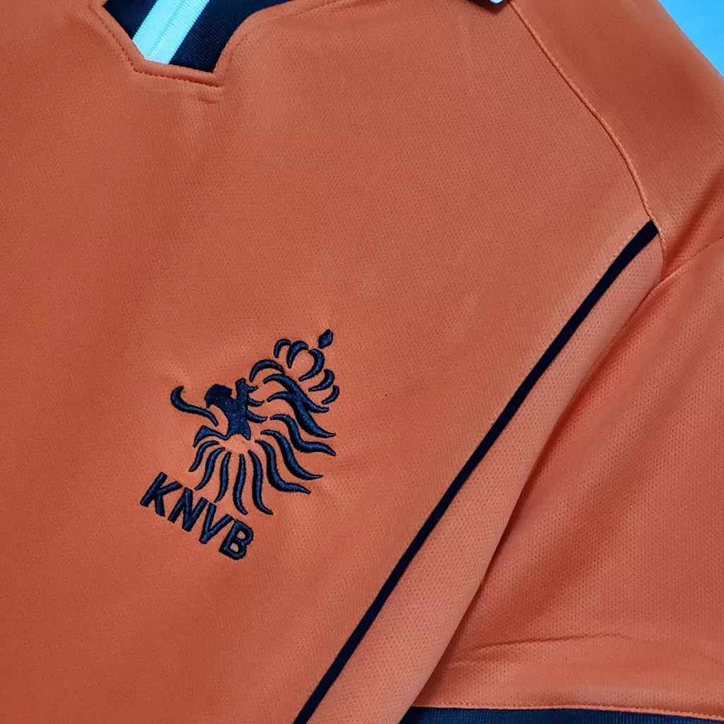Camisa Holanda Home 1998 - Retrô Nike Masculino - Laranja