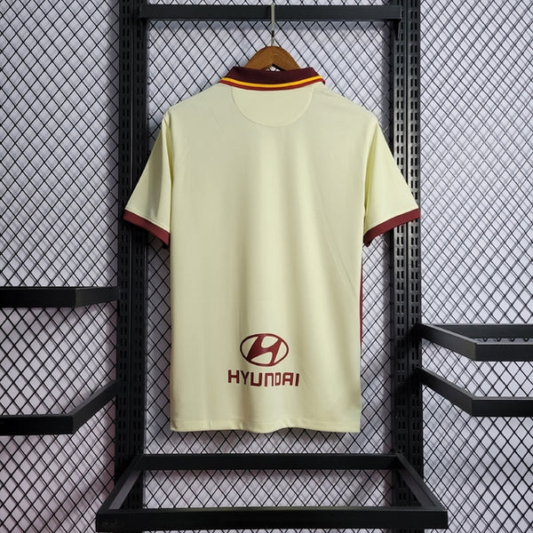 Camisa Roma Away 2020/21 - Retrô Nike Masculino - Bege