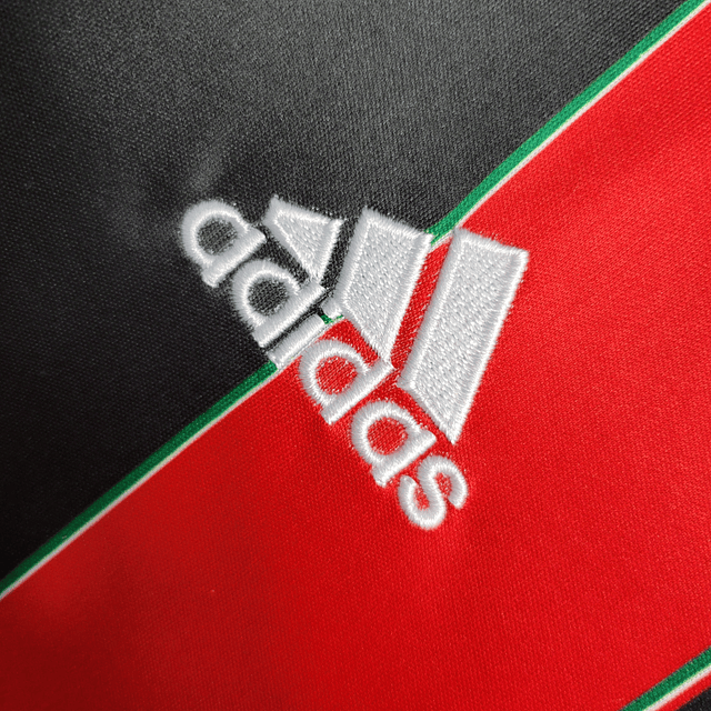 Camisa AC Milan Home 2012/13 - Retrô Adidas Masculino - Vermelho e Preto