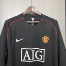 Camisa Manchester United II Manga Longa 2007/08 - Retrô Nike