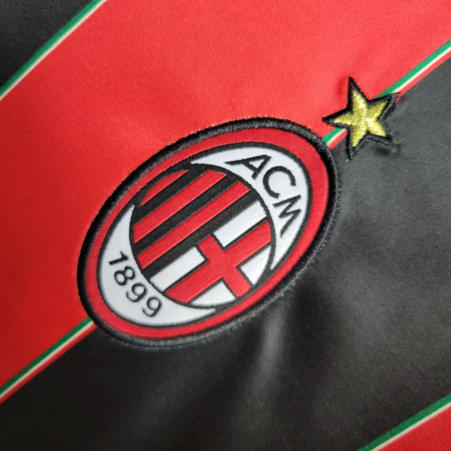 Camisa AC Milan Home 2012/13 - Retrô Adidas Masculino - Vermelho e Preto