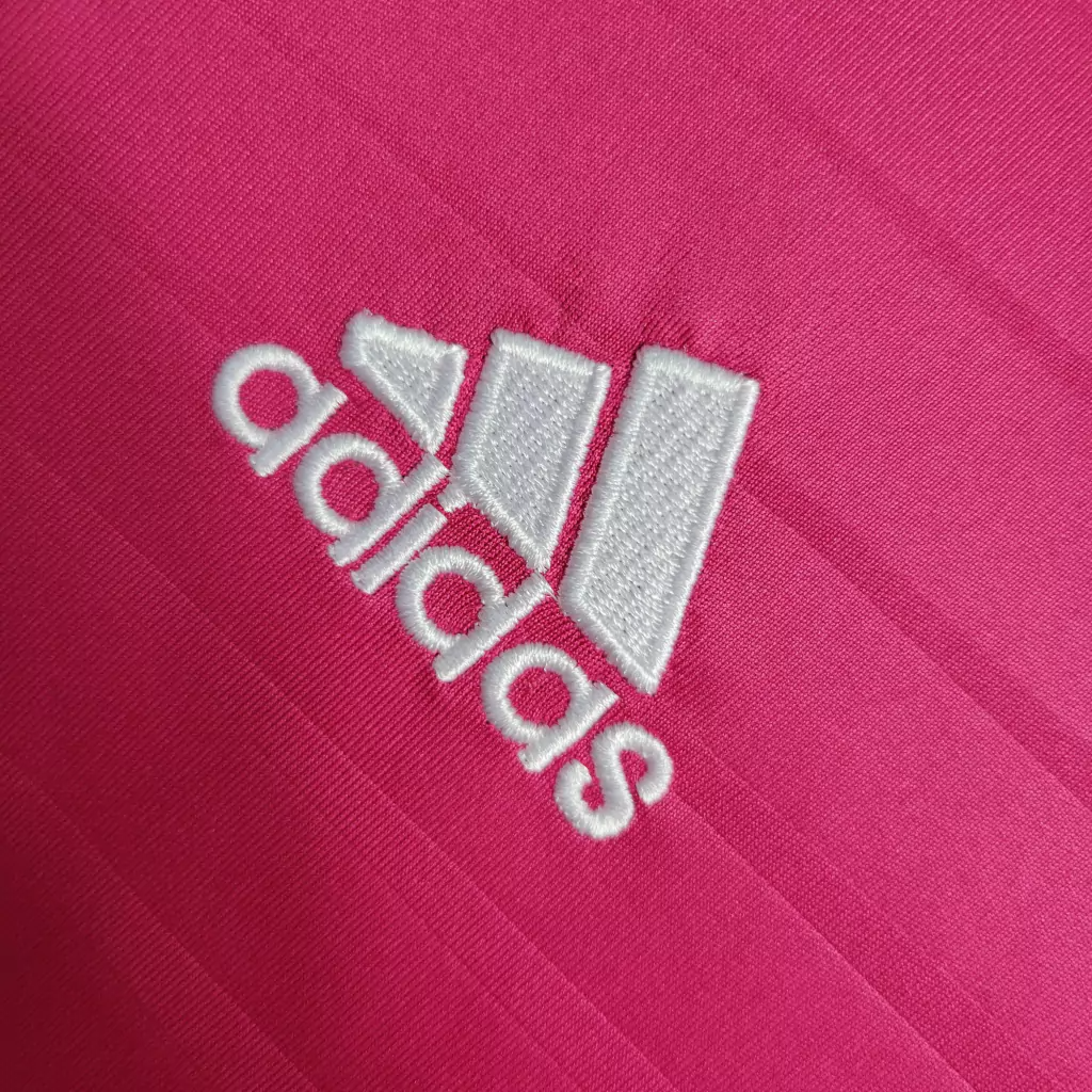 Camisa Real Madrid Away 2014/15 Manga Longa - Retrô Adidas Masculina - Rosa