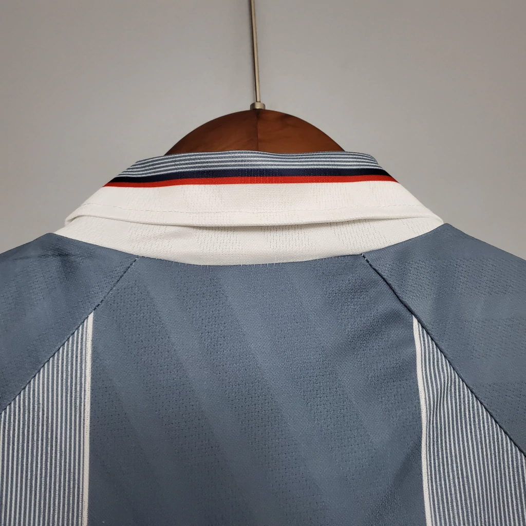 Camisa Inglaterra Away 1996 - Retrô Umbro Masculino - Cinza