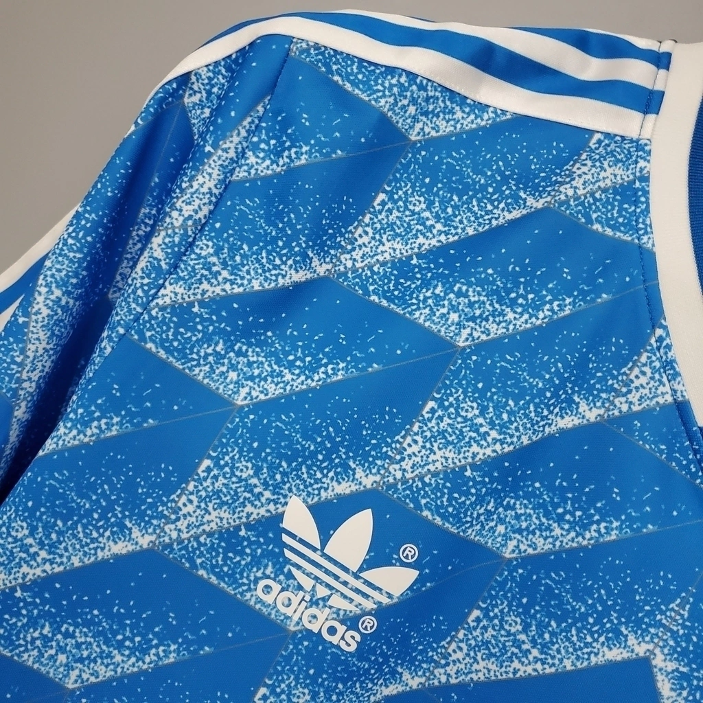 Camisa Holanda Away 1988 - Retrô Adidas Masculino - Azul