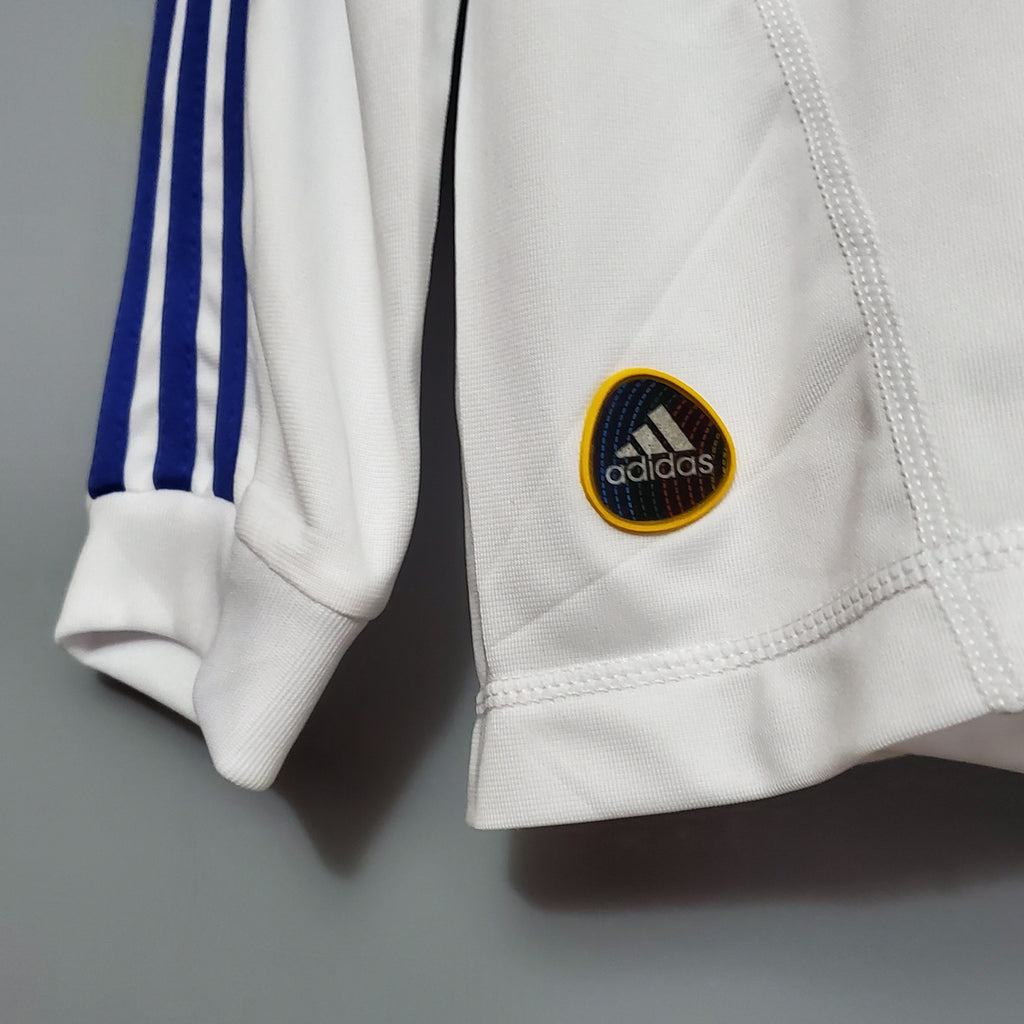 Camisa Real Madrid Home 2010/11 Manga Longa - Retrô Adidas Masculina - Branca