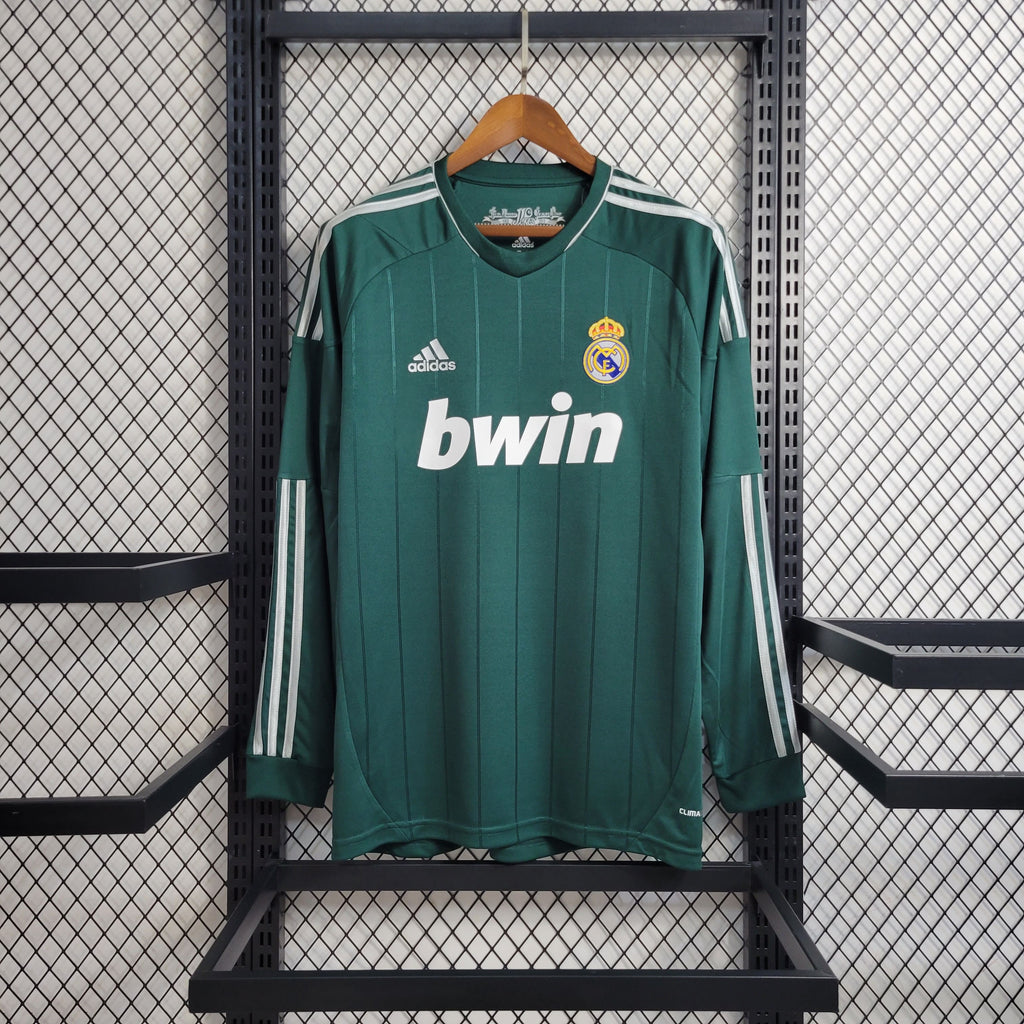 Camisa Real Madrid Thrid 2012/13 Manga Longa - Retrô Adidas Masculina - Verde