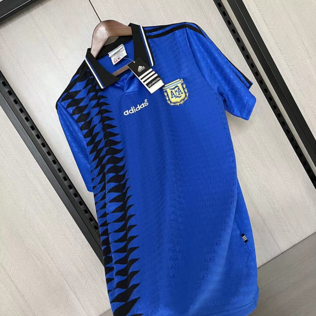 Camisa Argentina Away 1994 - Retrô Adidas Masculino - Azul