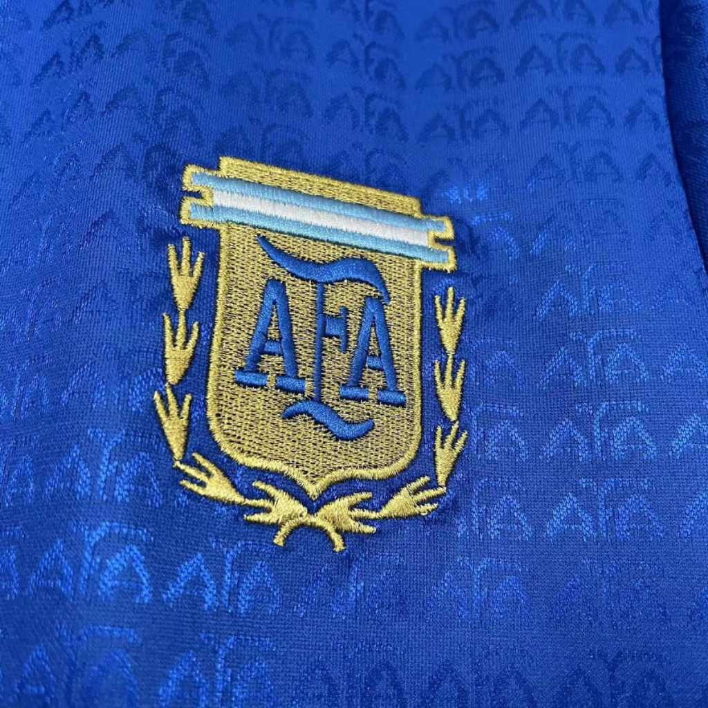 Camisa Argentina Away 1994 - Retrô Adidas Masculino - Azul