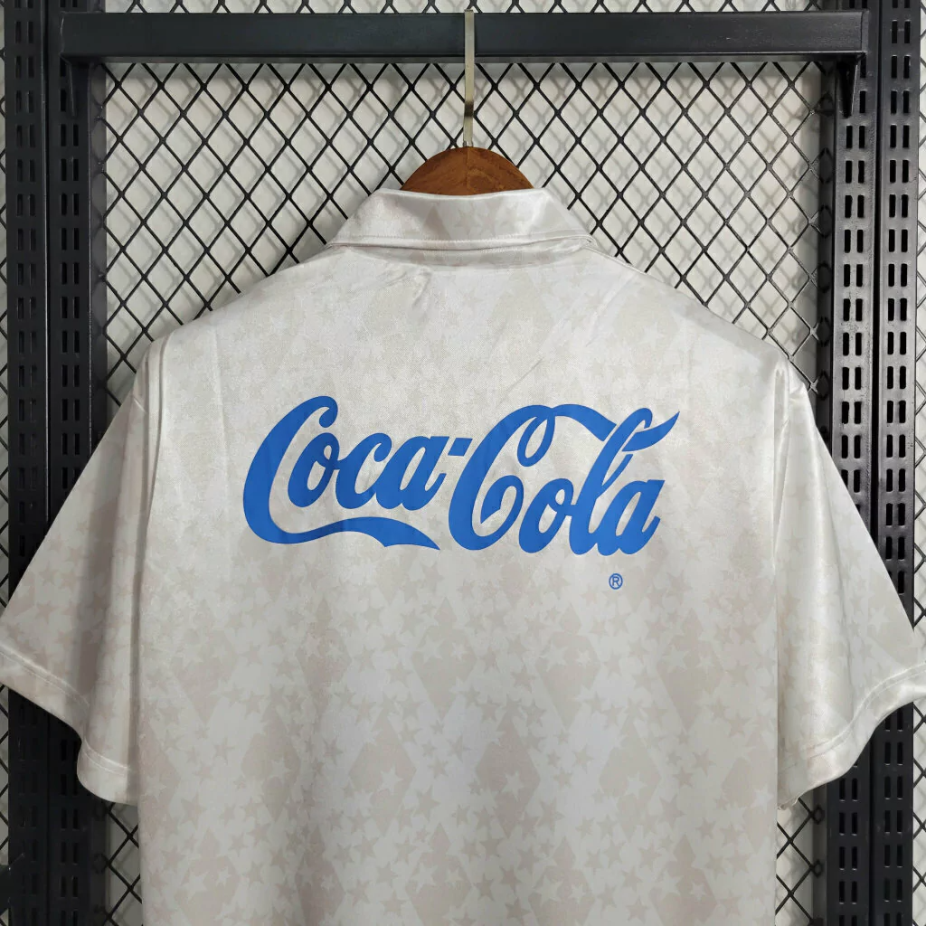 Camisa Cruzeiro Away 1993/94 - Retrô Finta Masculino - Branco