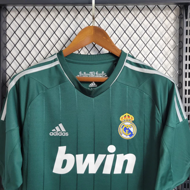 Camisa Real Madrid Third 2012/13 - Retrô Adidas Masculina - Verde