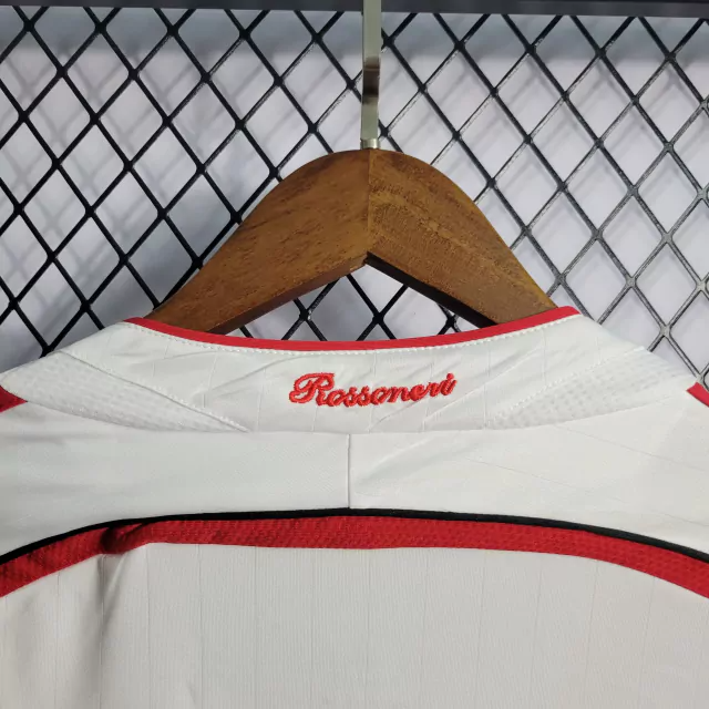 Camisa AC Milan Away 2006/07 - Retrô Adidas Masculino - Branco