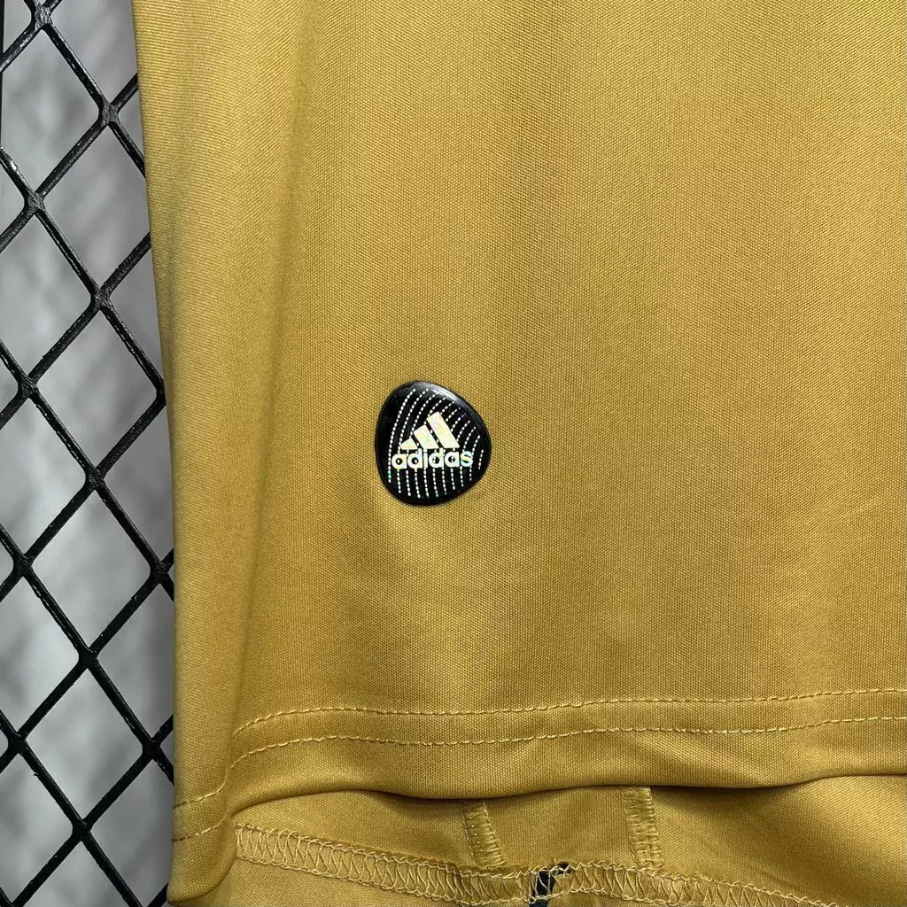 Camisa Espanha Away 2008 - Retrô Adidas Masculino - Dourado
