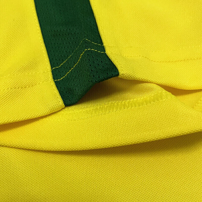 Camisa Brasil Home 2002 - Retrô Nike Masculino - Amarelo