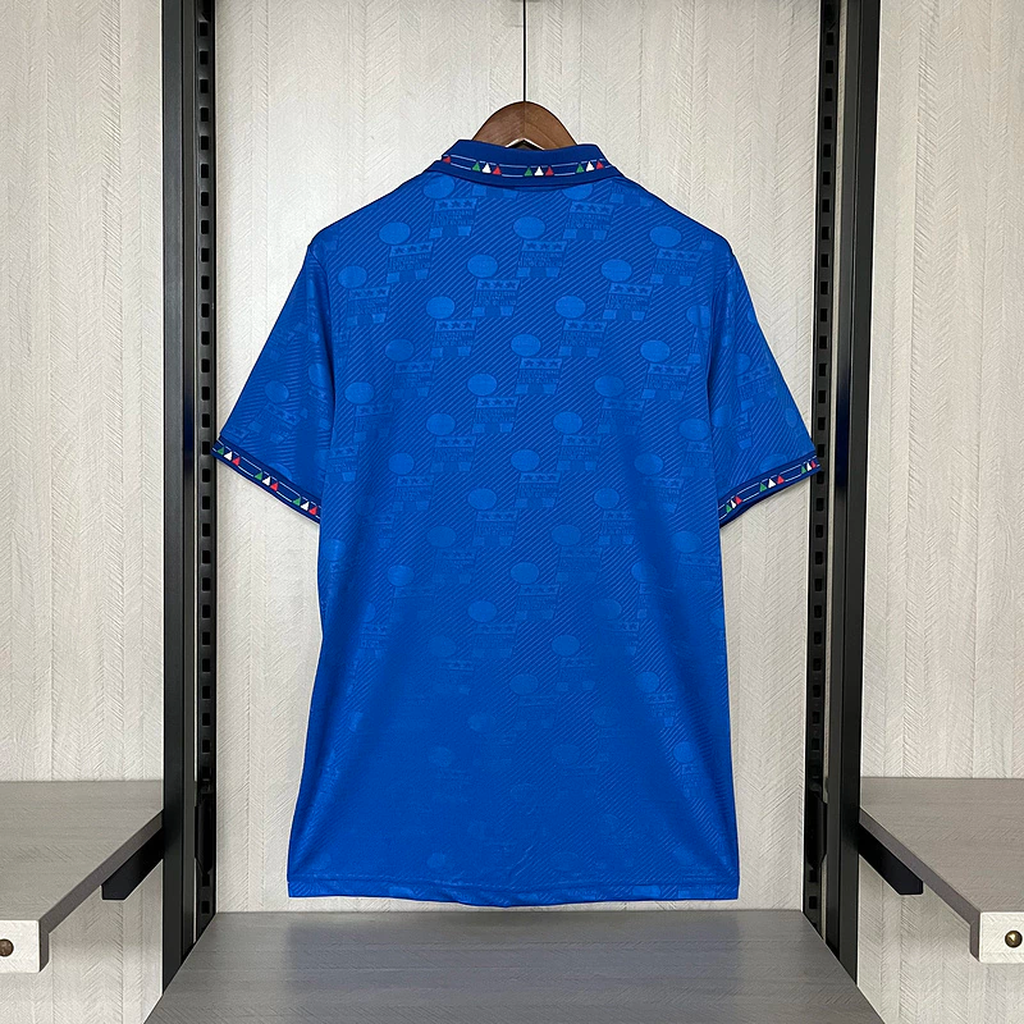 Camisa Itália Home 1994 - Retrô Diadora Masculino - Azul