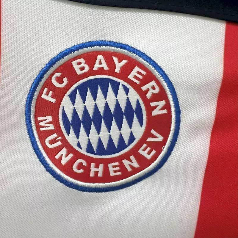 Camisa Bayern de Munique Away 2000/01 - Retrô Adidas Masculino - Branco e Vermelho