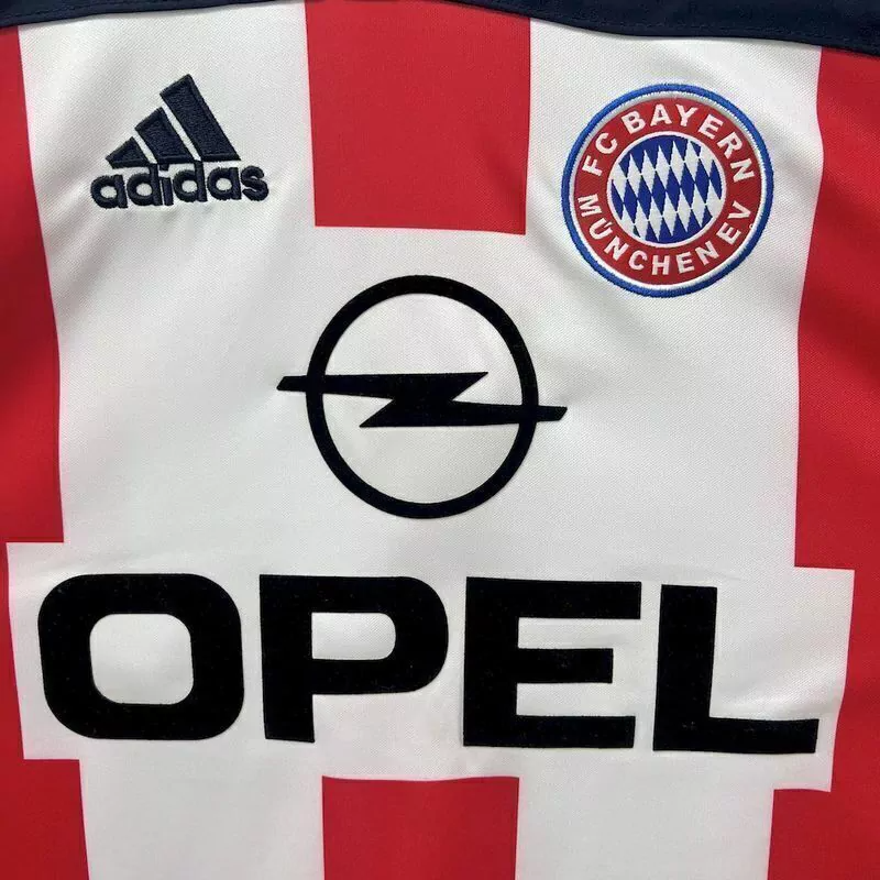 Camisa Bayern de Munique Away 2000/01 - Retrô Adidas Masculino - Branco e Vermelho