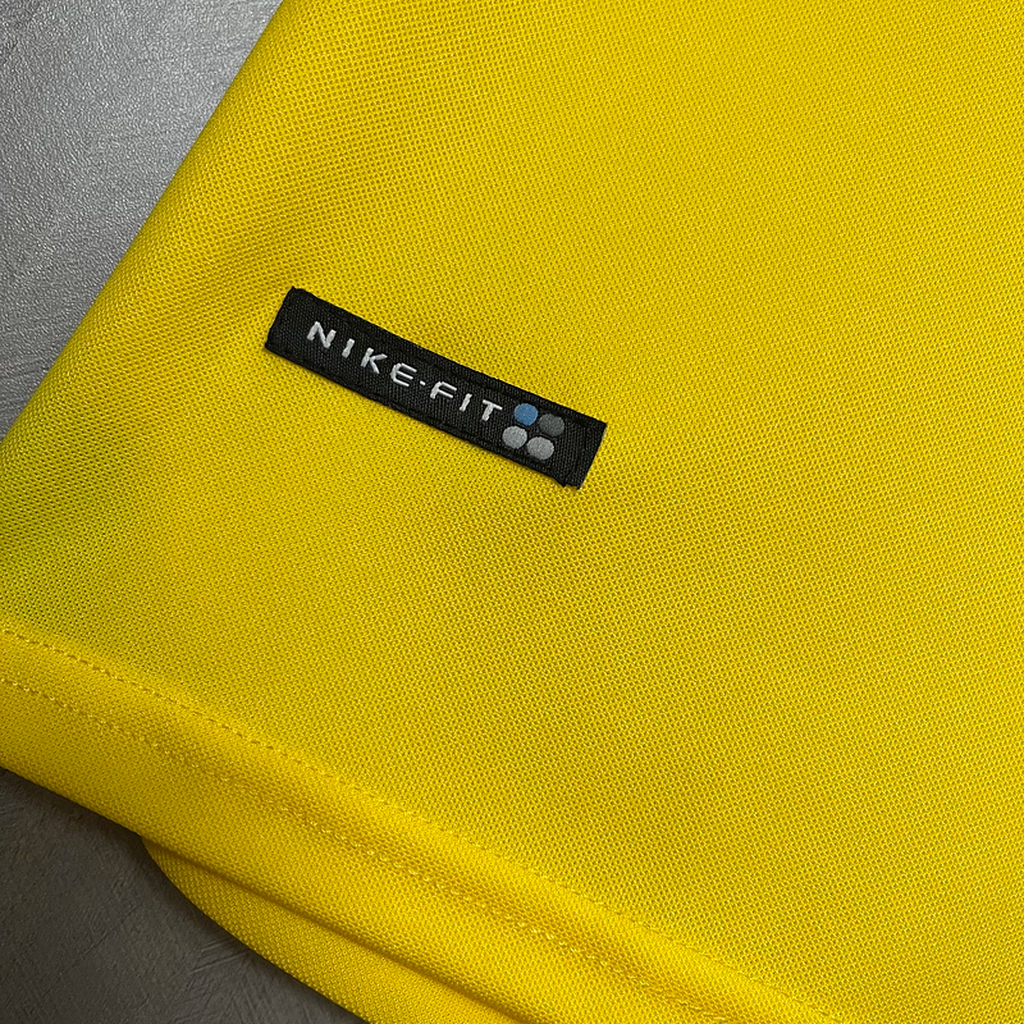 Camisa Brasil Home 1998 - Retrô Nike Masculino - Amarelo