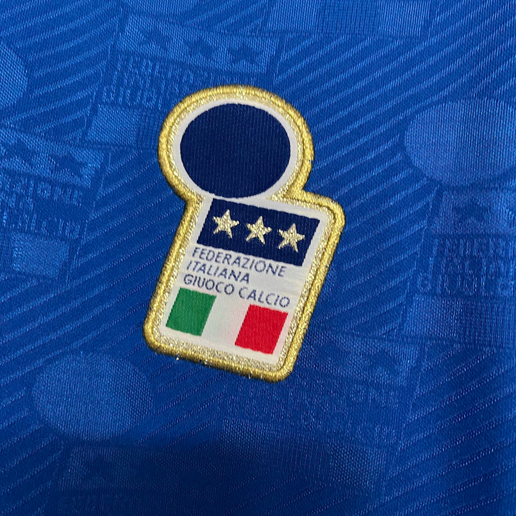 Camisa Itália Home 1994 - Retrô Diadora Masculino - Azul