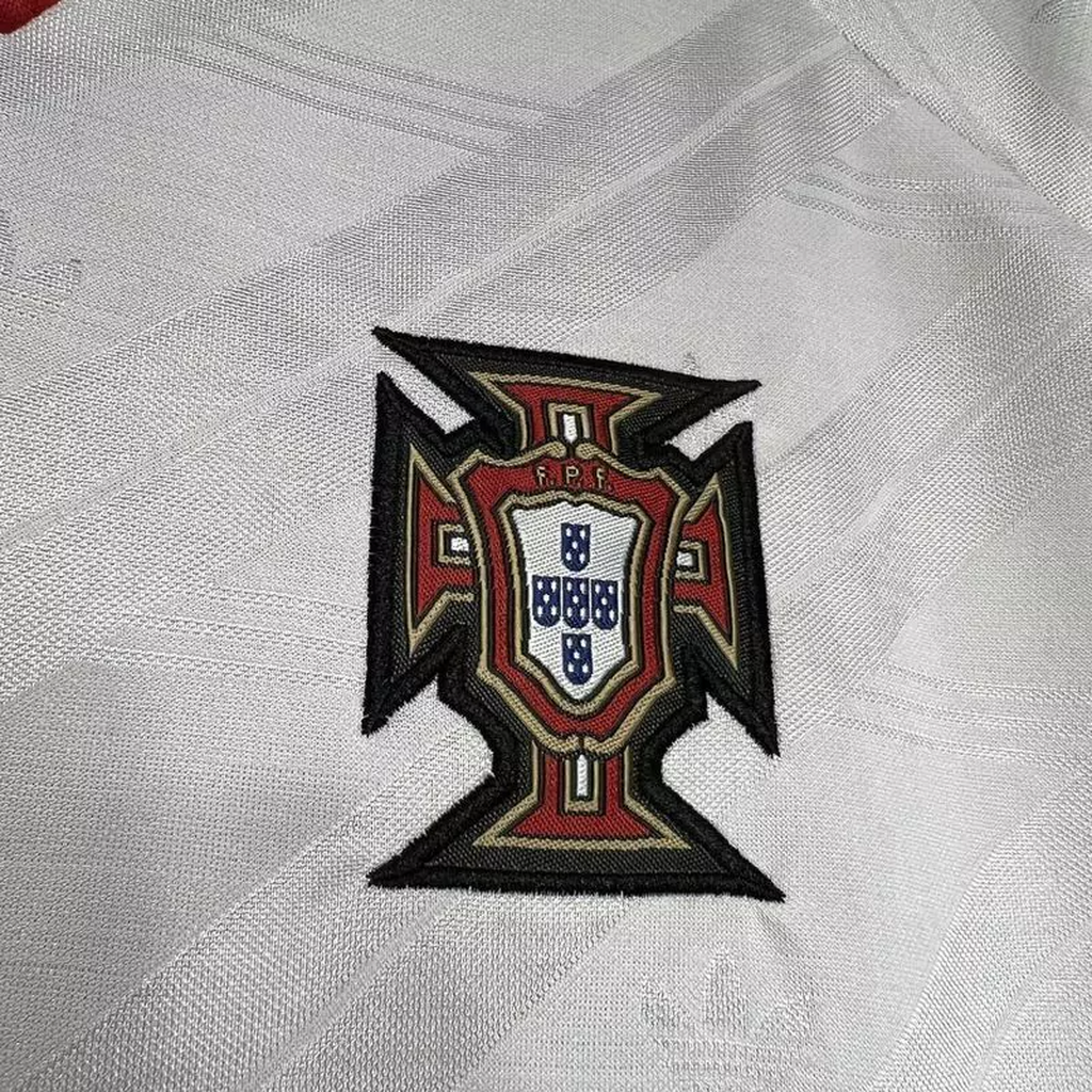 Camisa Portugal Away 1992 - Retrô Adidas Masculino - Branco