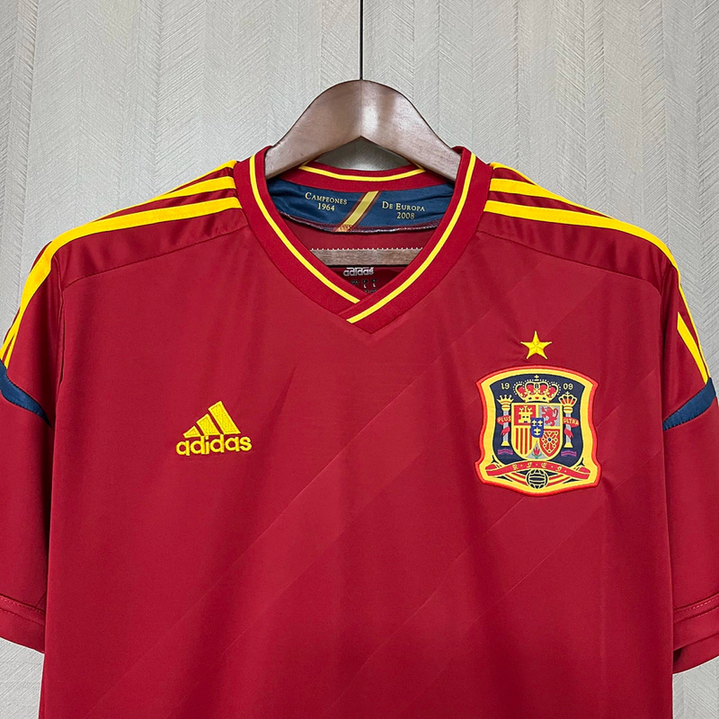 Camisa Espanha Home 2012 - Retrô Adidas Masculino - Vermelho