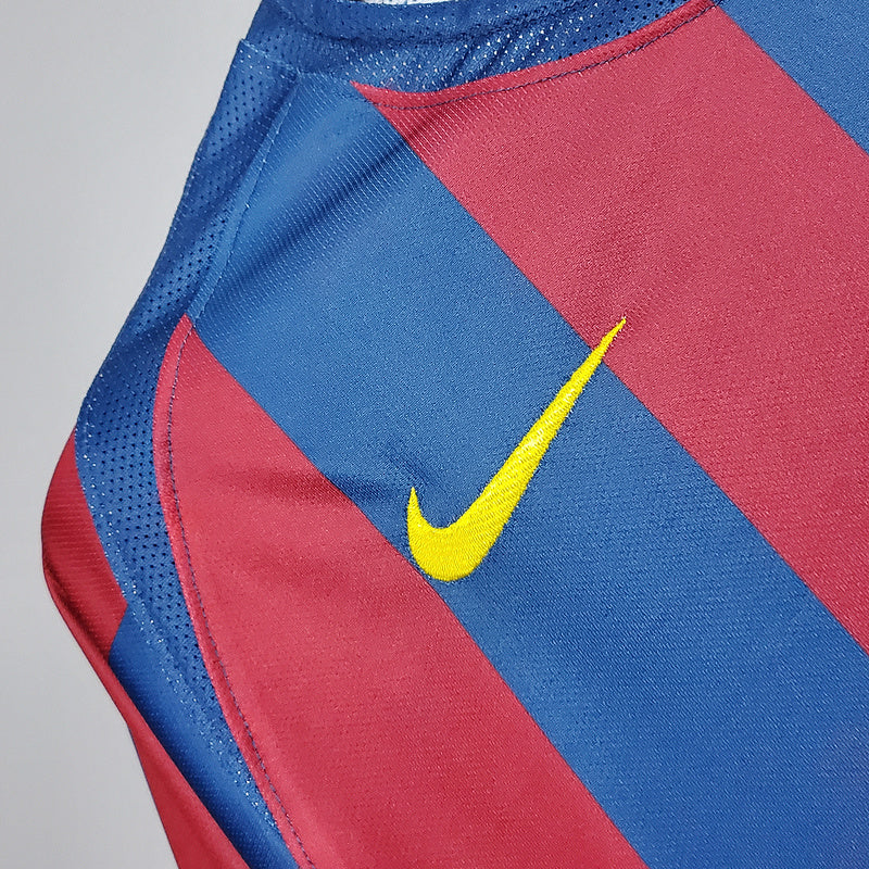 Camisa Barcelona Home 2005/06 - Retrô Nike Masculina - Listrada