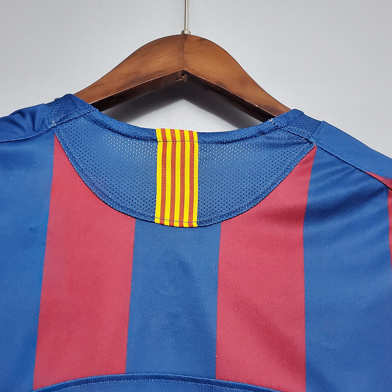 Camisa Barcelona Home 2005/06 - Retrô Nike Masculina - Listrada