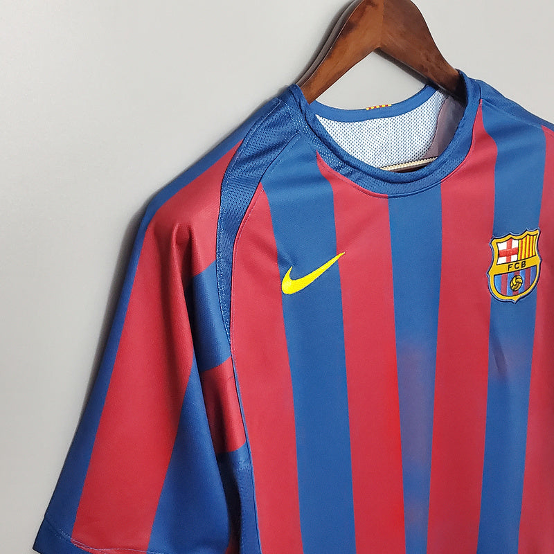 Camisa Barcelona Home 2005/06 - Retrô Nike Masculina - Listrada