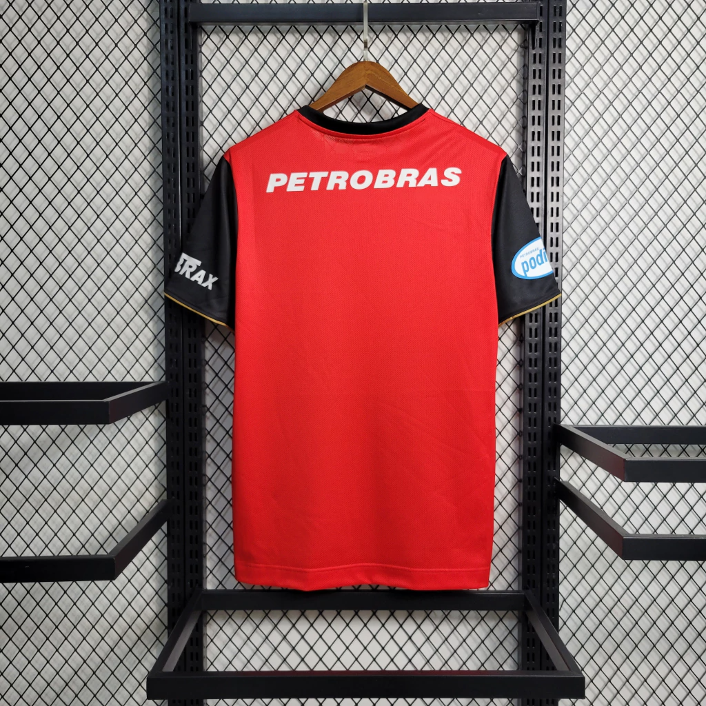Camisa Flamengo Third 2007/08 - Retrô Nike Masculino - Vermelho e Preto