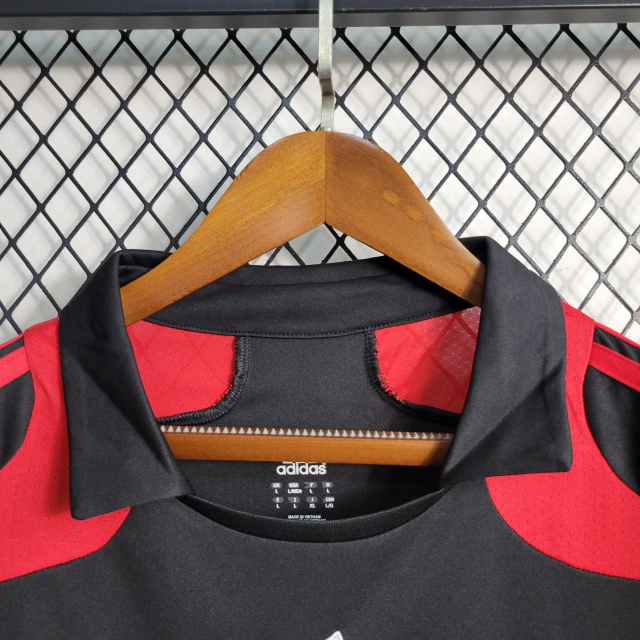 Camisa AC Milan Third 2007/08 - Retrô Adidas Masculino - Preto