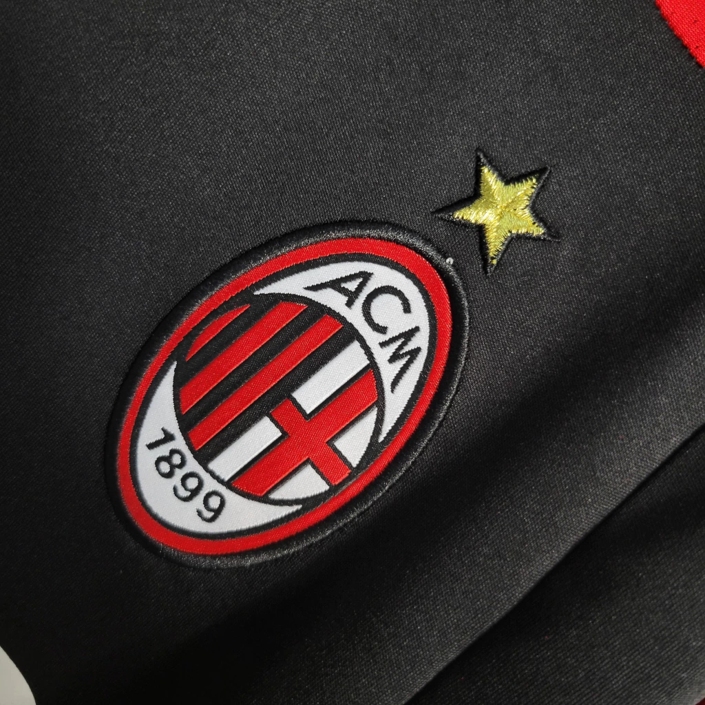 Camisa AC Milan Third 2007/08 - Retrô Adidas Masculino - Preto