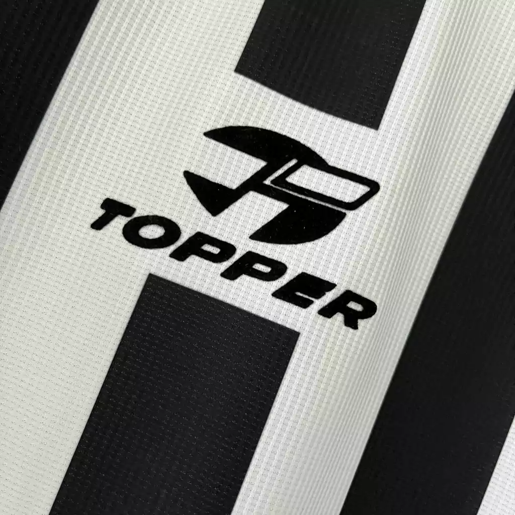 Camisa Botafogo Home 1999/00 - Retrô Topper Masculino - Preto e Branco