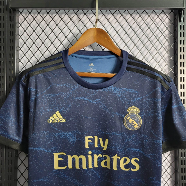 Camisa Real Madrid Away 2019/20 - Retrô Adidas Masculina - Azul