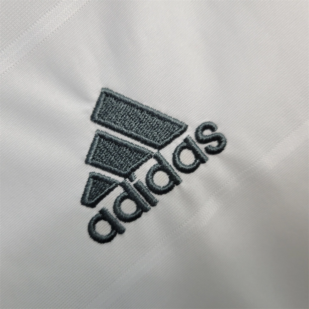 Camisa Real Madrid Home 2013/14 Manga Longa - Retrô Adidas Masculina - Branca