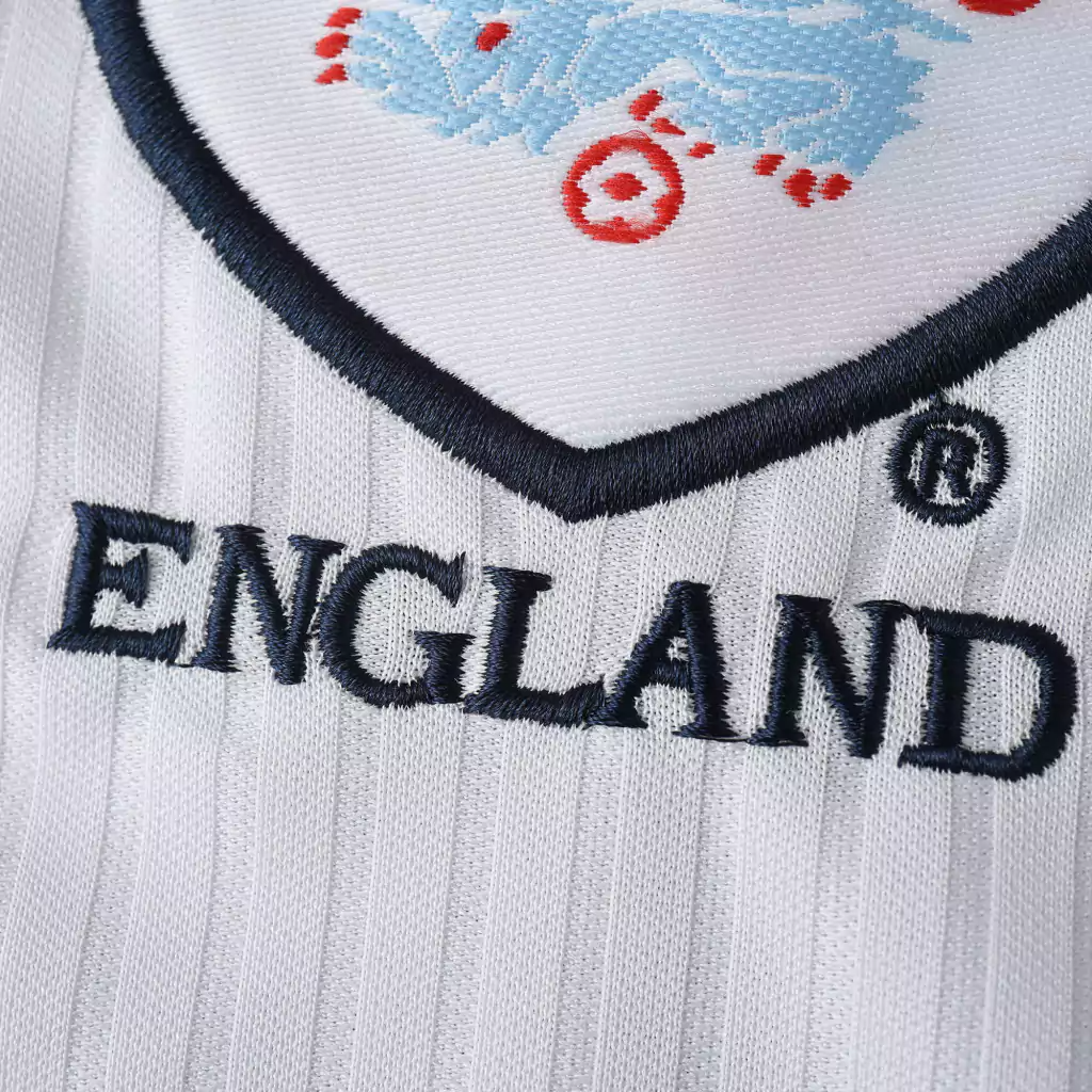 Camisa Inglaterra Home 1998 - Retrô Umbro Masculino - Branco