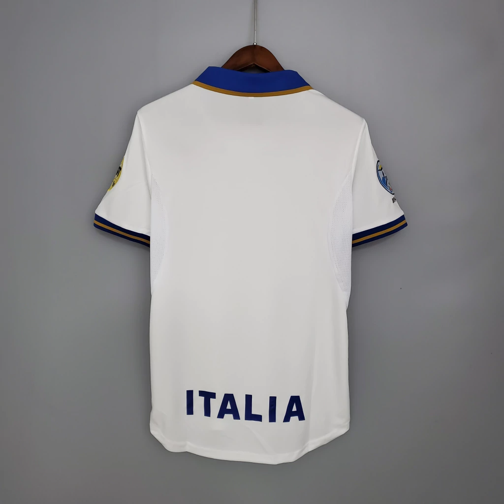 Camisa Itália Away 1996 - Retrô Nike Masculino - Branco